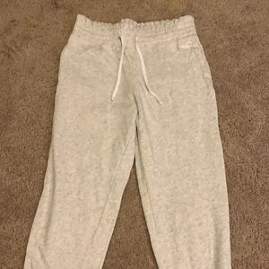 Grey sweatpants. Super soft and size M